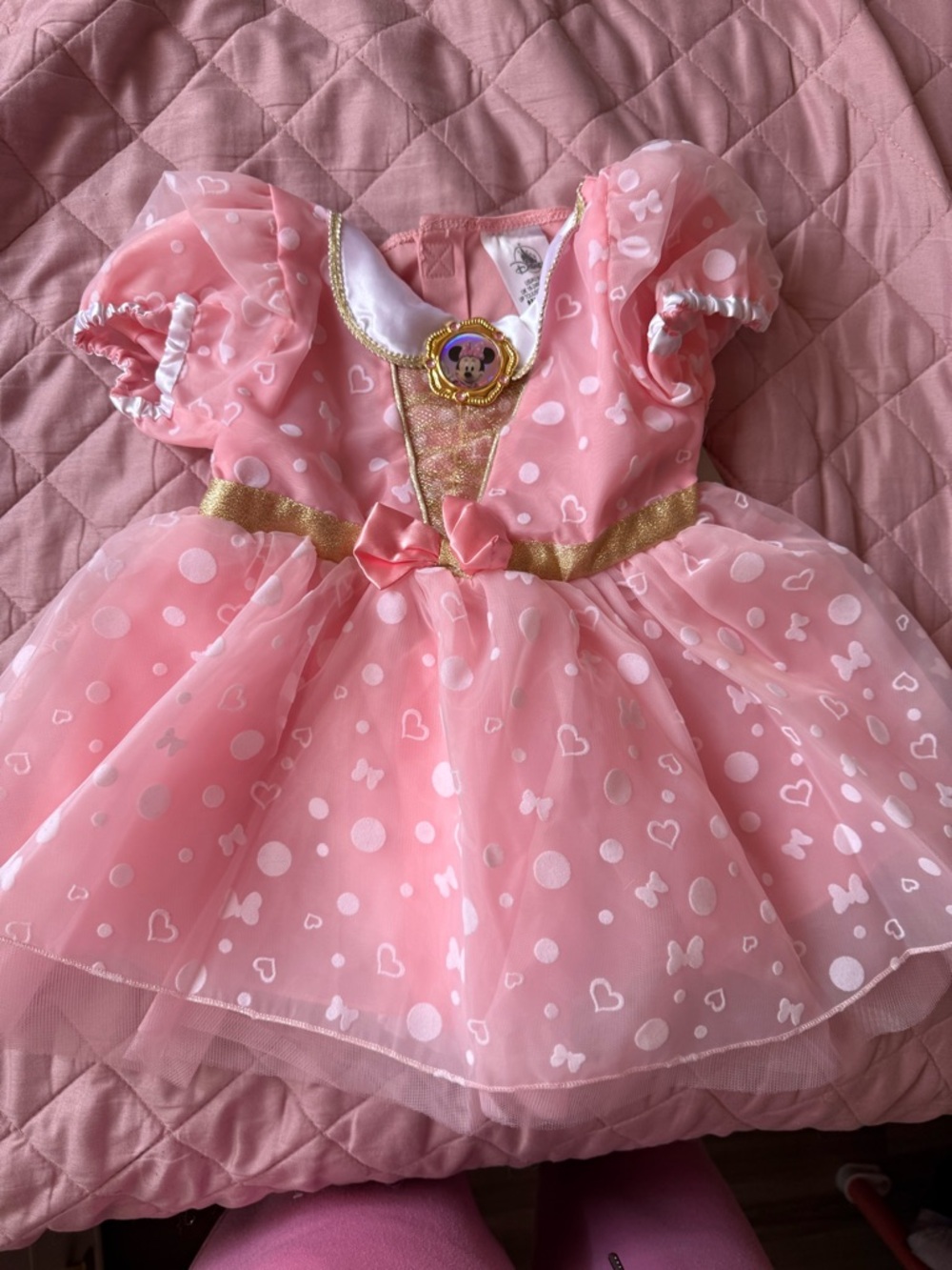 Disney Minnie Mouse Pink Dress